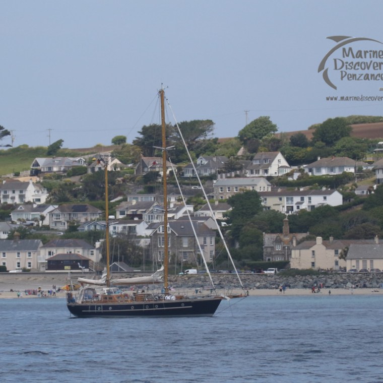 traditional sailing vessel at anchor