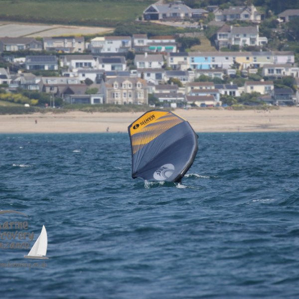 wingboarding at Marazion