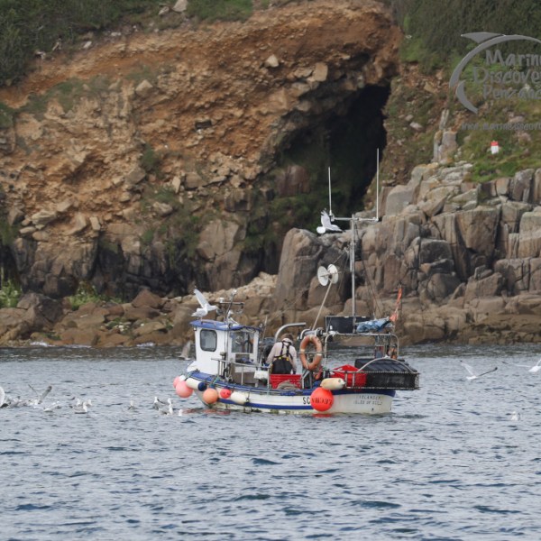 boat by the Mousehole cave