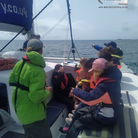 Passengers on the boat